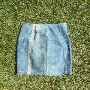 Number 11 denim skirt 80s womens size 12
